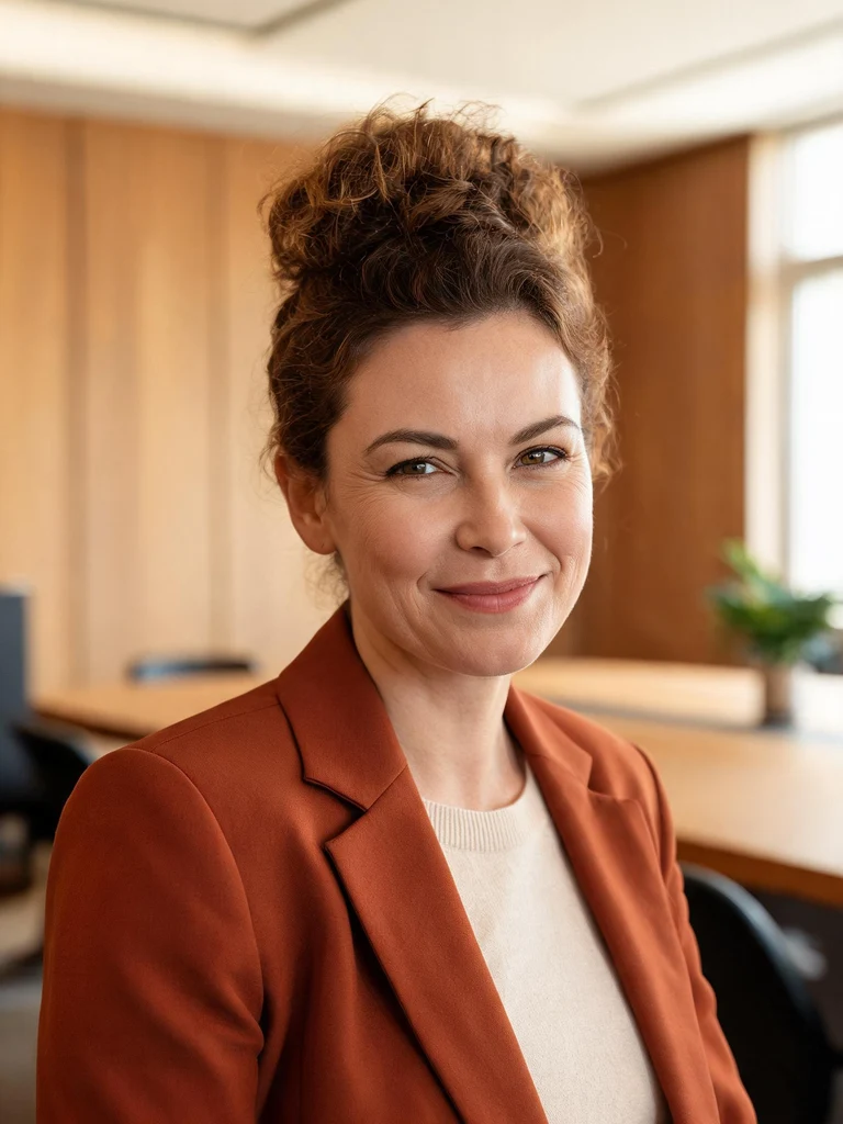 Professional portrait of Charlotte Dubois