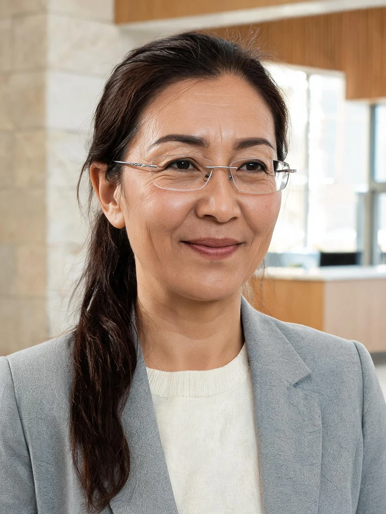 Professional portrait of Aigerim Sadykova